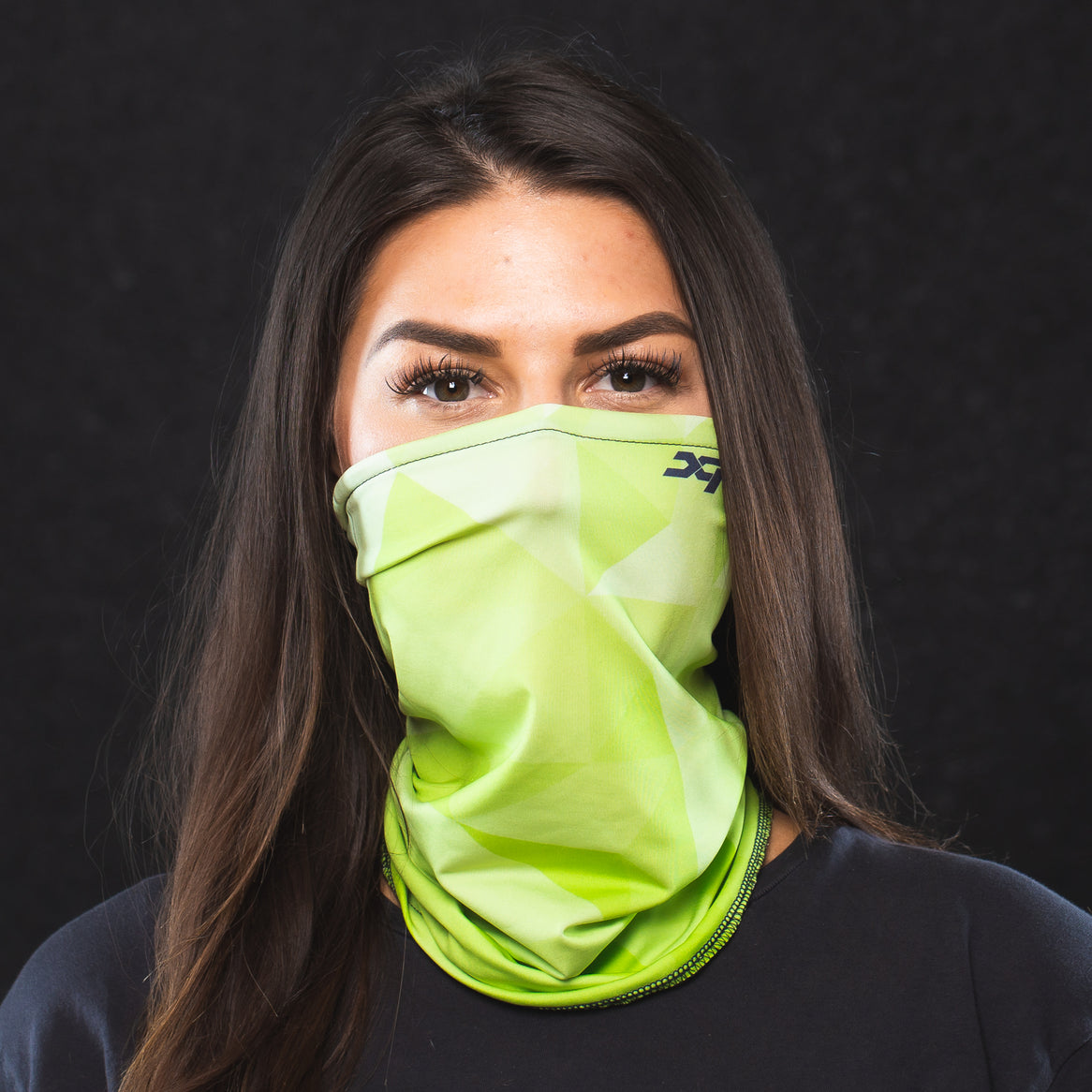 Sublimated Antimicrobial Neck Gaiter in Green Xtreme Pro Apparel