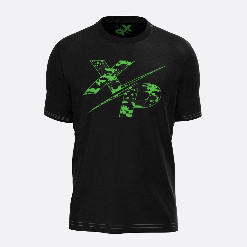 Neon Camo Short Sleeve Fully Sublimated Dry Fit in Green Xtreme Pro Apparel