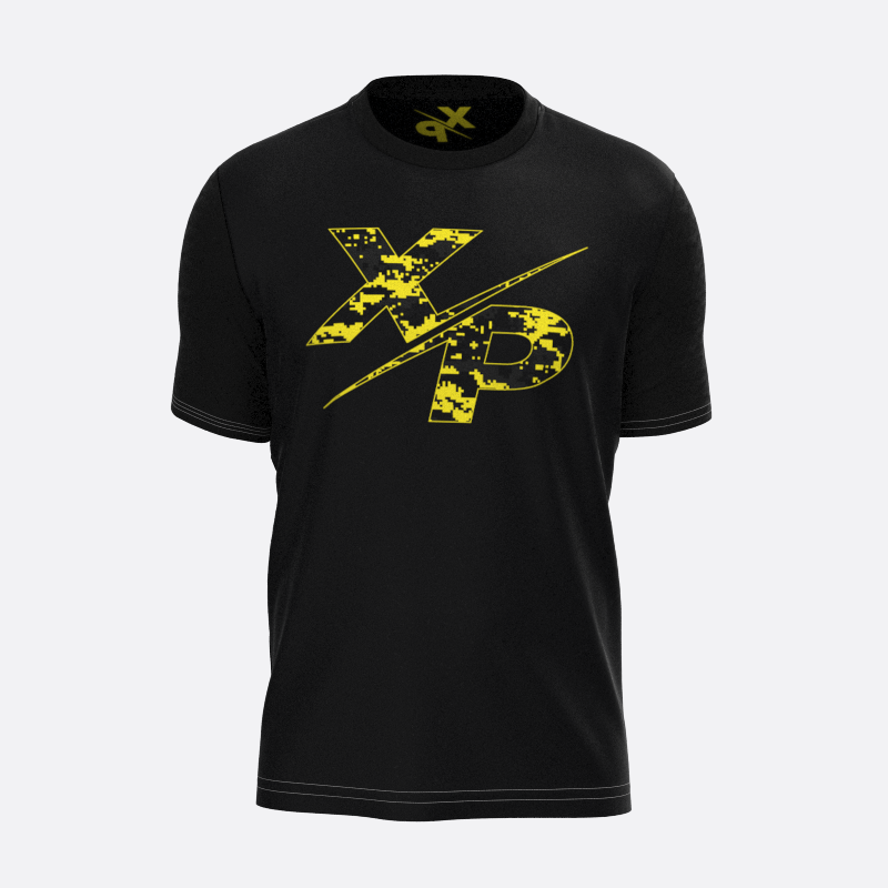 Neon Camo Short Sleeve Fully Sublimated Dry Fit in Yellow Xtreme Pro Apparel