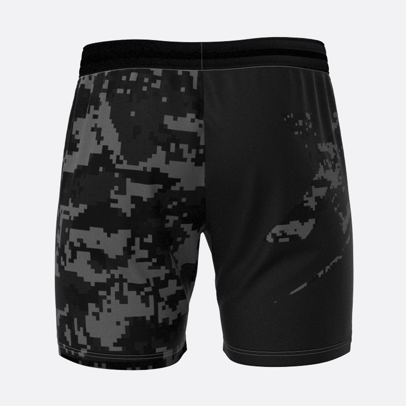 Neon Camo Sport Shorts in Charcoal Xtreme Pro Apparel