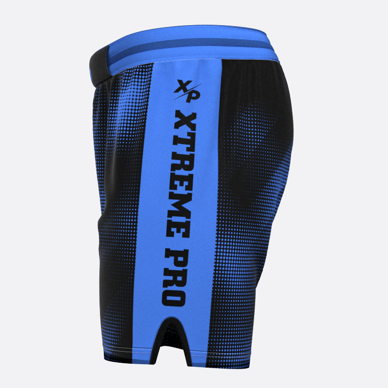 Neon Halftone Sport Shorts in Blue Xtreme Pro Apparel