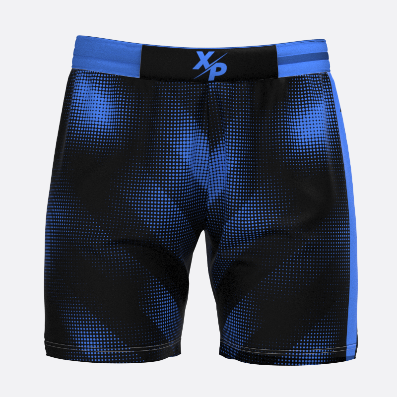 Neon Halftone Sport Shorts in Blue Xtreme Pro Apparel