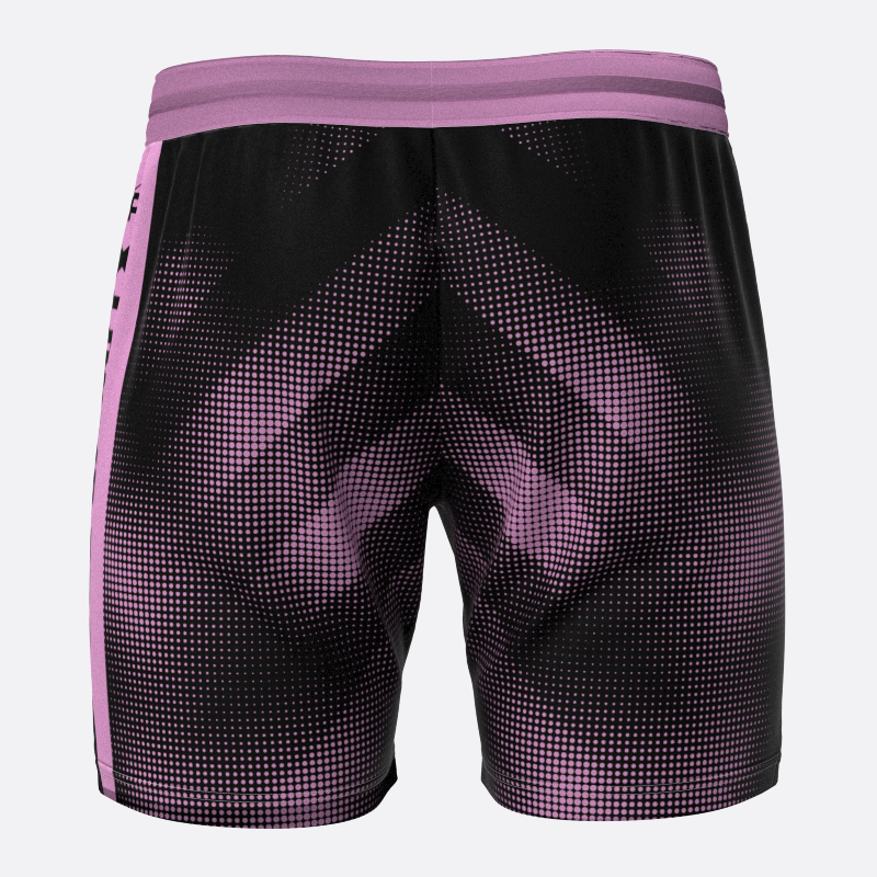 Neon Halftone Sport Shorts in Pink Xtreme Pro Apparel