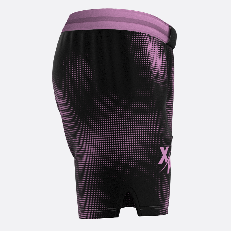 Neon Halftone Sport Shorts in Pink Xtreme Pro Apparel