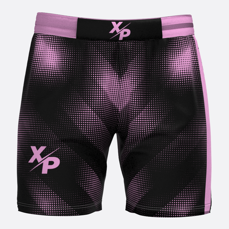 Neon Halftone Sport Shorts in Pink Xtreme Pro Apparel