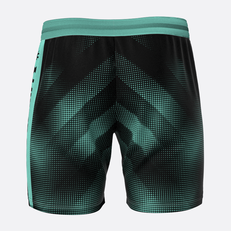 Neon Halftone Sport Shorts in Seafoam Xtreme Pro Apparel