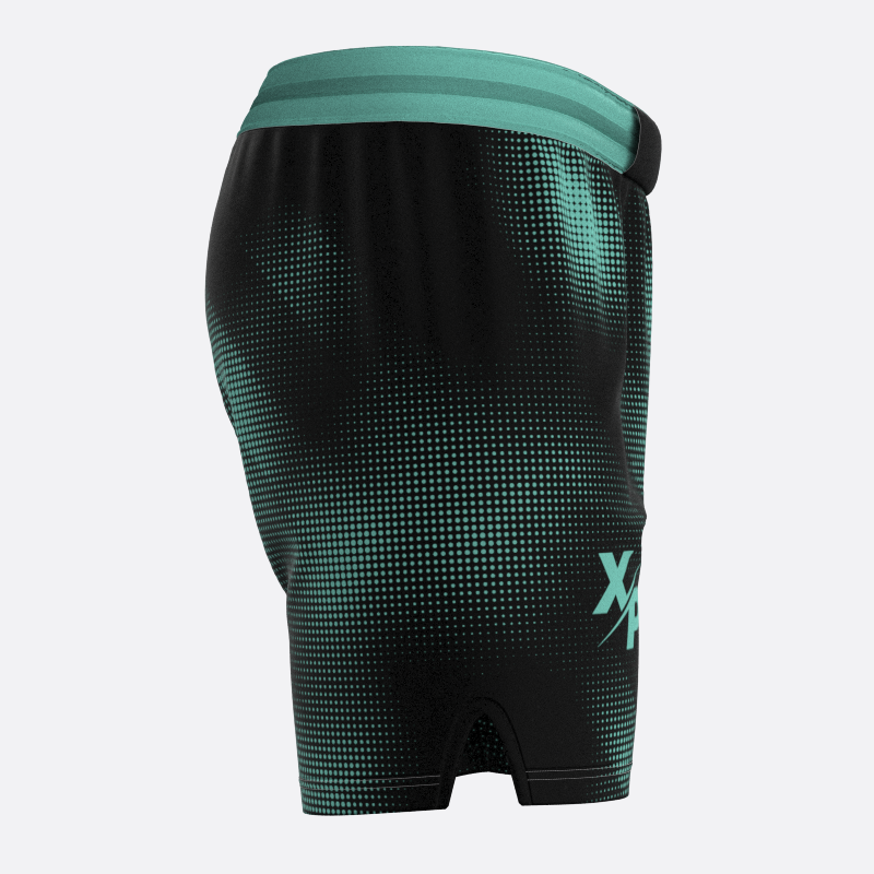 Neon Halftone Sport Shorts in Seafoam Xtreme Pro Apparel