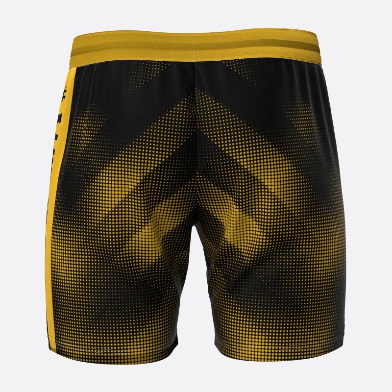 Neon Halftone Sport Shorts in Yellow Xtreme Pro Apparel