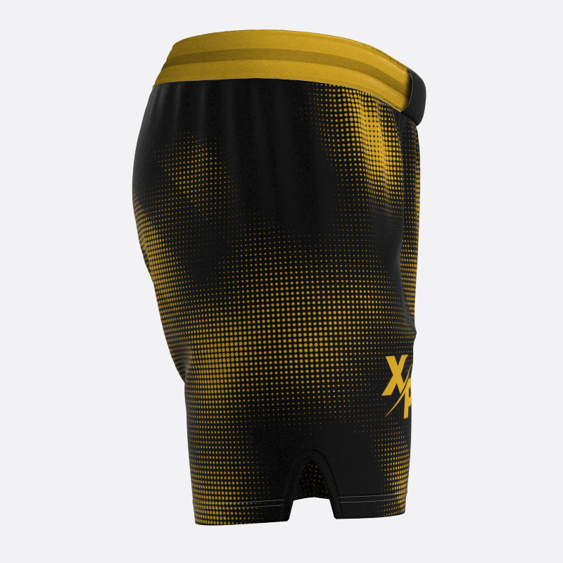 Neon Halftone Sport Shorts in Yellow Xtreme Pro Apparel