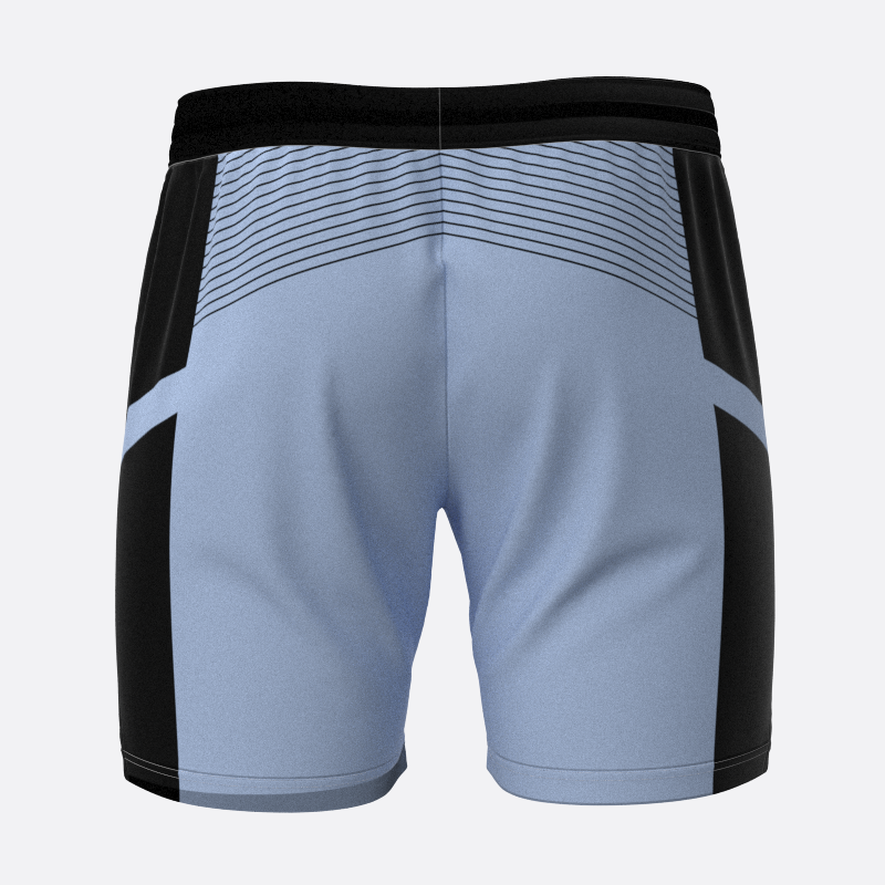 Pinstriped Sport Shorts In Ice Xtreme Pro Apparel