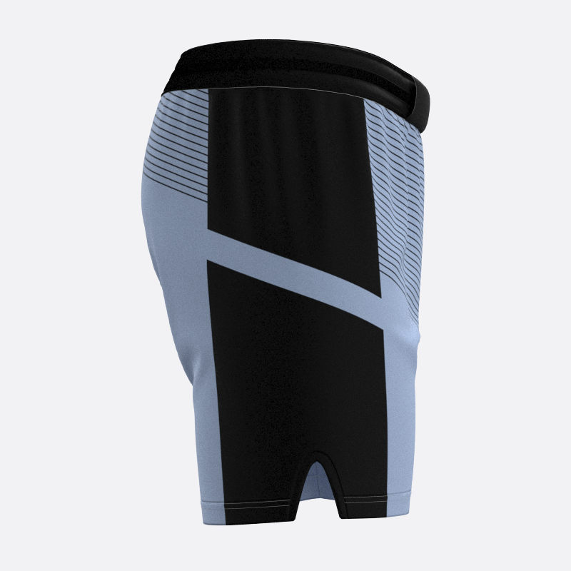 Pinstriped Sport Shorts In Ice Xtreme Pro Apparel