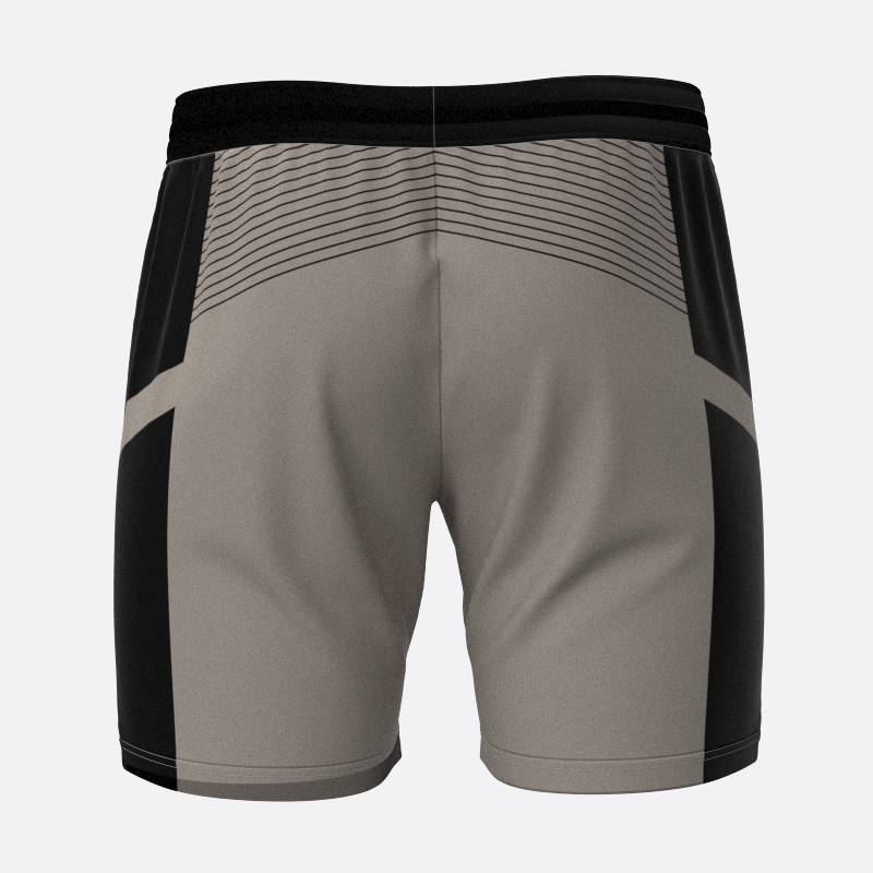 Pinstriped Sport Shorts In Sand Xtreme Pro Apparel