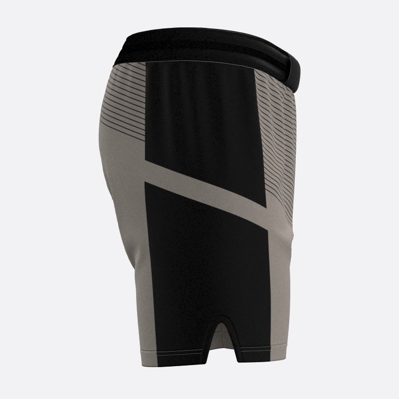 Pinstriped Sport Shorts In Sand Xtreme Pro Apparel