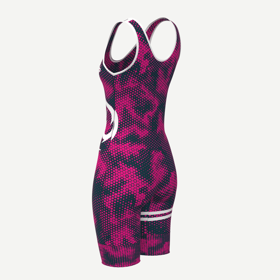 Pixelated Camo Wrestling Singlet Women Xtreme Pro Apparel