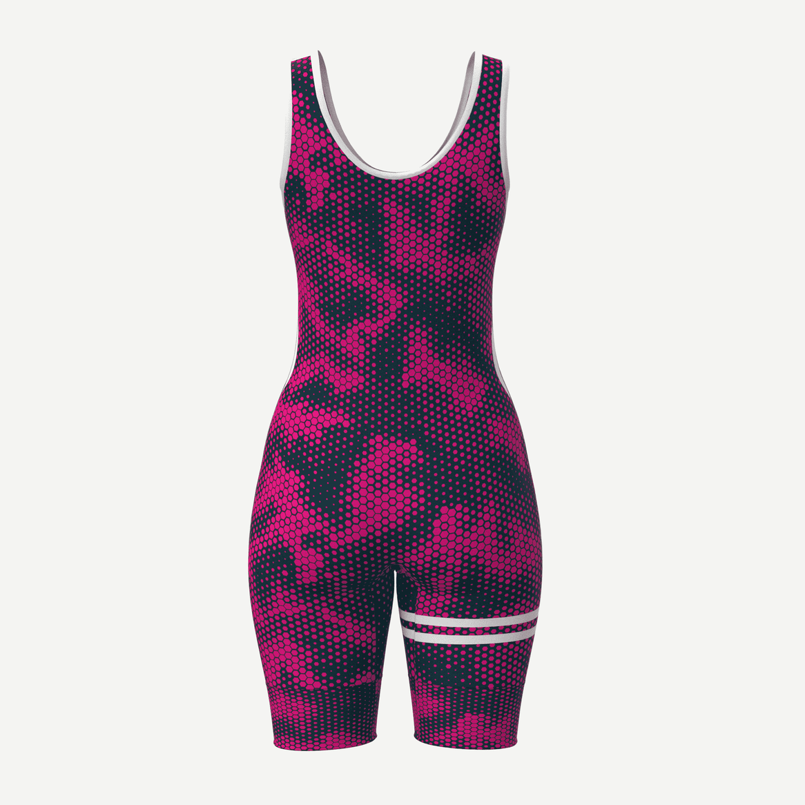 Pixelated Camo Wrestling Singlet Women Xtreme Pro Apparel