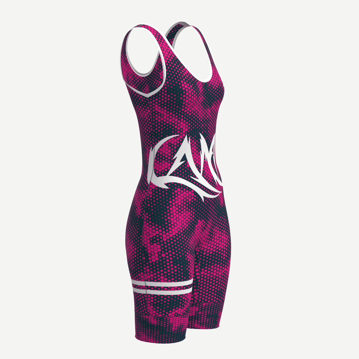 Pixelated Camo Wrestling Singlet Women Xtreme Pro Apparel