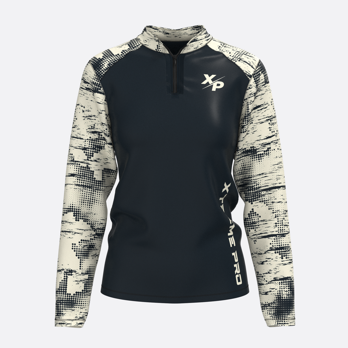 Desert Storm Quarter Zip Jacket in Navy Xtreme Pro Apparel