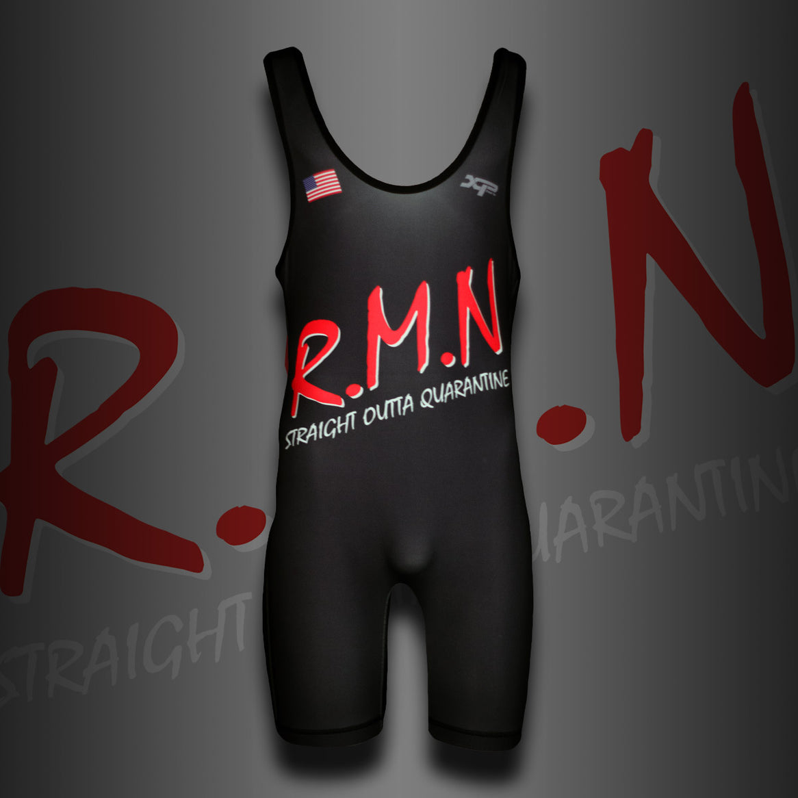 RMN Straight-Outta-Quarantine-Singlet Xtreme Pro Apparel