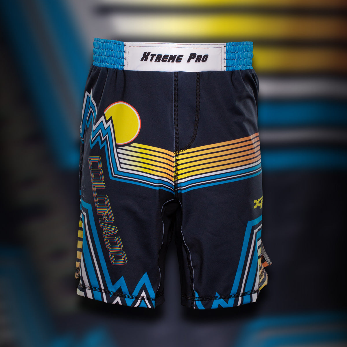 Retro Colorado Sport Shorts - Dark Blue Xtreme Pro Apparel