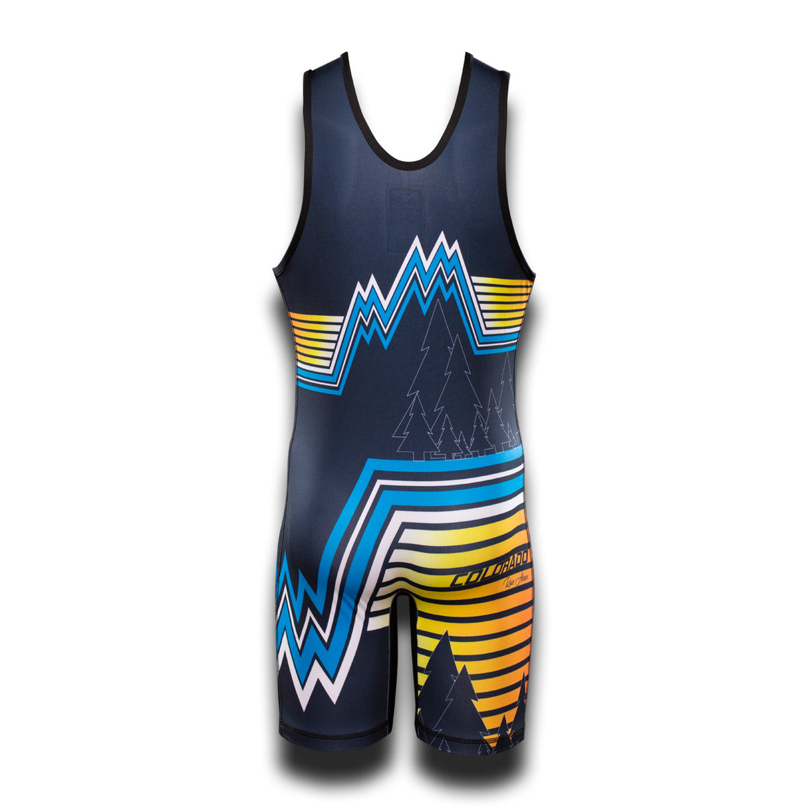 Retro Colorado Singlet - Dark Blue Xtreme Pro Apparel