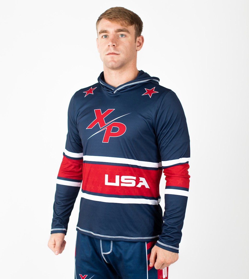 Nationals Fully Sublimated Long Sleeve Dry Fit With Hood