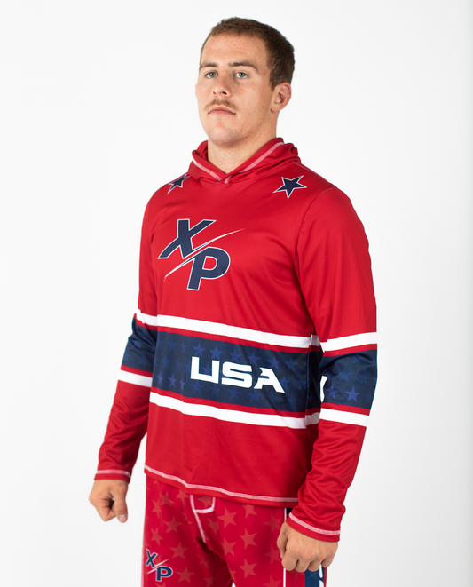 Nationals Fully Sublimated Long Sleeve Dry Fit With Hood