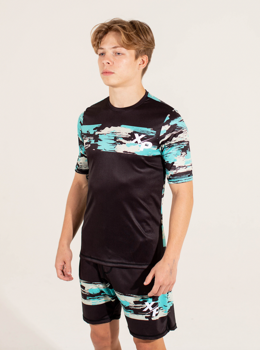 Camo Stripe Short Sleeve Fully Sublimated Dry Fit