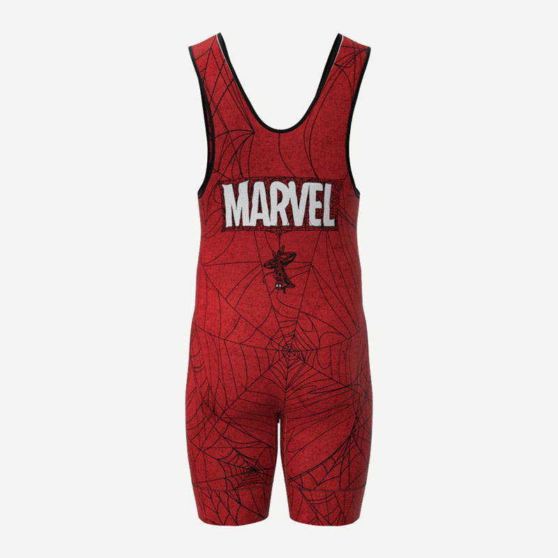 Spider Man Red Singlet Xtreme Pro Apparel