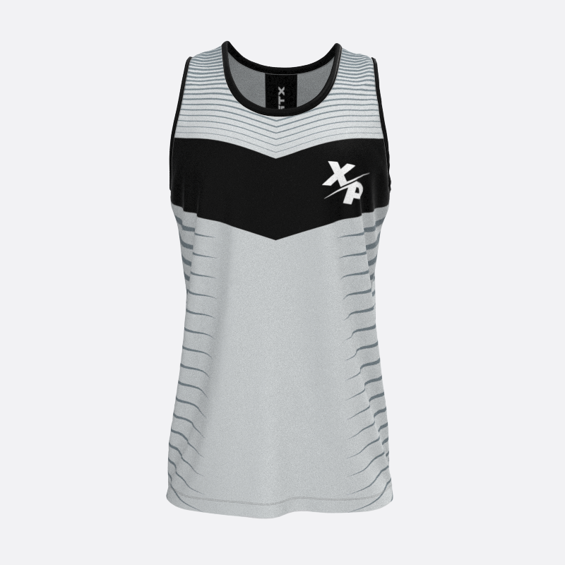 High Jump Track Tank Top in Grey Xtreme Pro Apparel