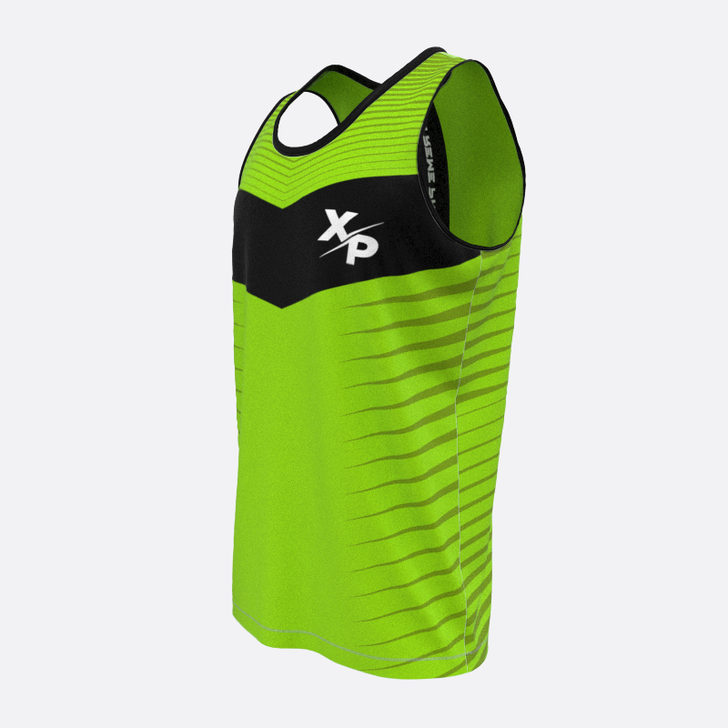 High Jump Track Tank Top in Neon Green Xtreme Pro Apparel
