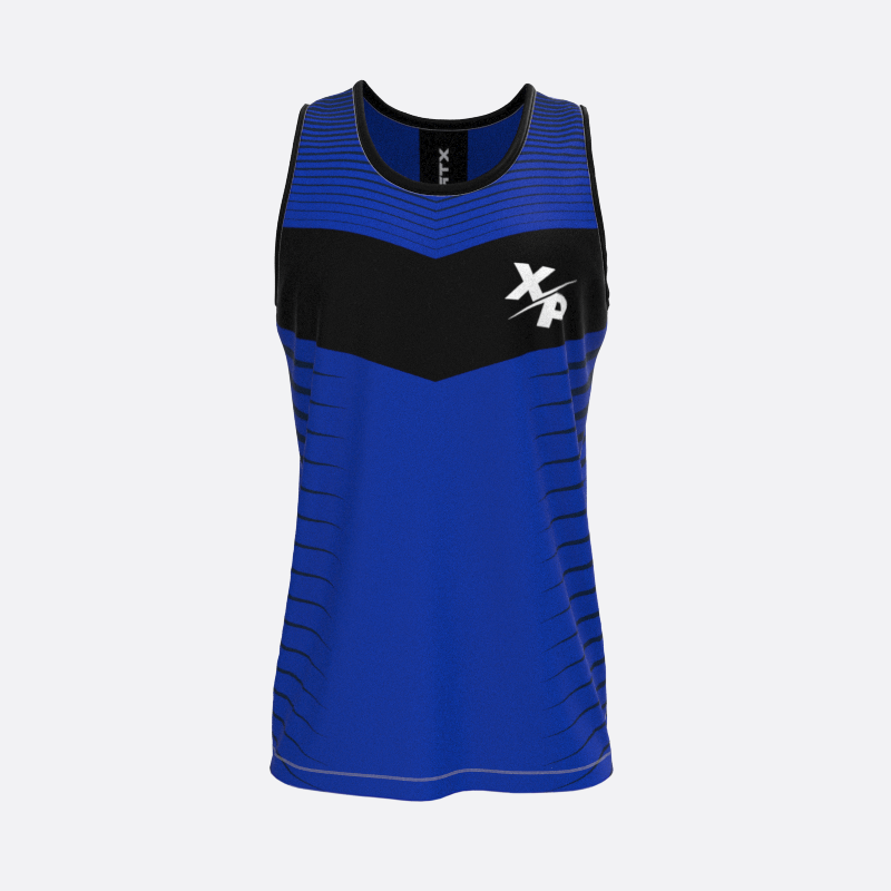 High Jump Track Tank Top in Royal Blue Xtreme Pro Apparel