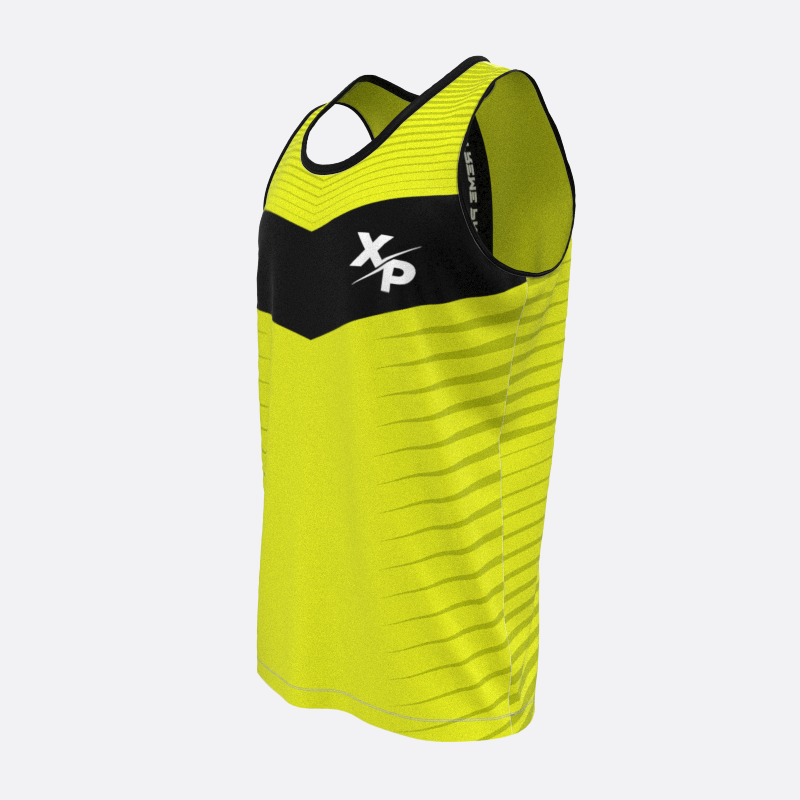 High Jump Track Tank Top in Yellow Xtreme Pro Apparel