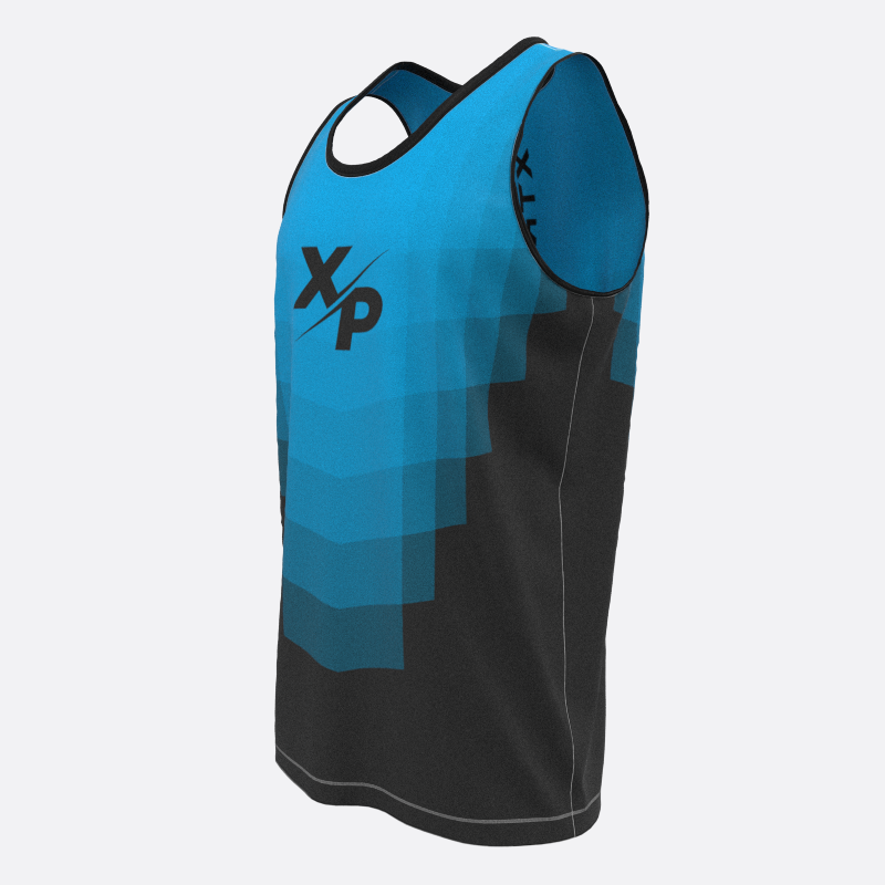 Podium Track Tank Top in Blue Xtreme Pro Apparel