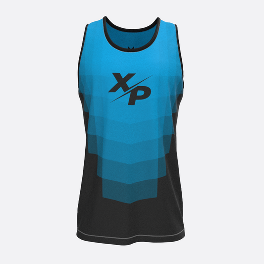 Podium Track Tank Top in Blue Xtreme Pro Apparel