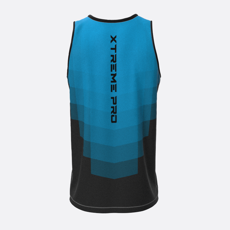 Podium Track Tank Top in Blue Xtreme Pro Apparel