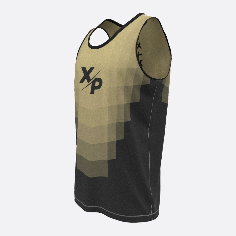 Podium Track Tank Top in Gold Xtreme Pro Apparel