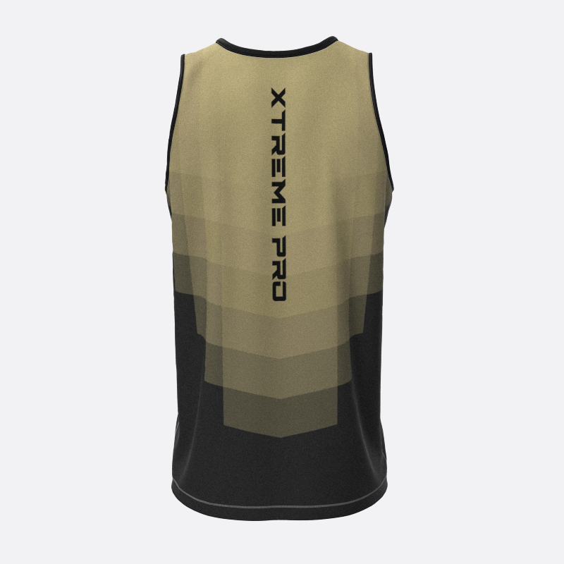 Podium Track Tank Top in Gold Xtreme Pro Apparel