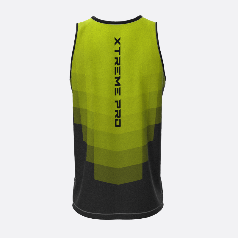 Podium Track Tank Top in Neon Green Xtreme Pro Apparel