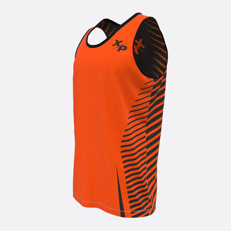 Relay Track Tank Top in Orange Xtreme Pro Apparel