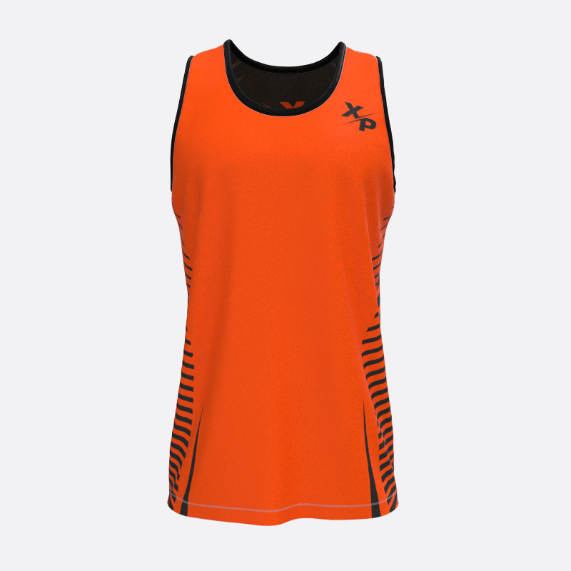 Relay Track Tank Top in Orange Xtreme Pro Apparel