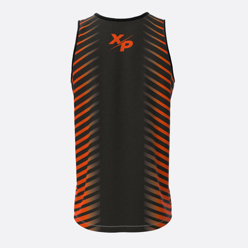 Relay Track Tank Top in Orange Xtreme Pro Apparel