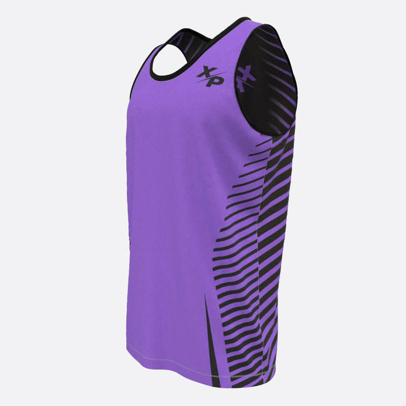 Relay Track Tank Top in Purple Xtreme Pro Apparel