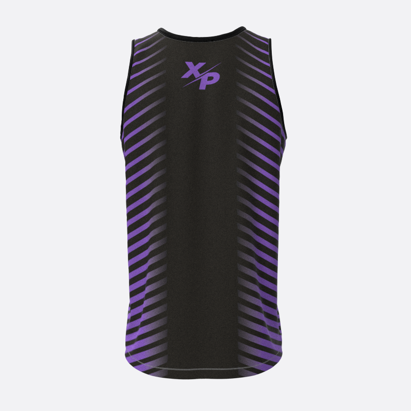 Relay Track Tank Top in Purple Xtreme Pro Apparel