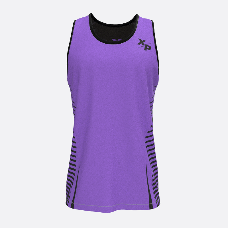 Relay Track Tank Top in Purple Xtreme Pro Apparel