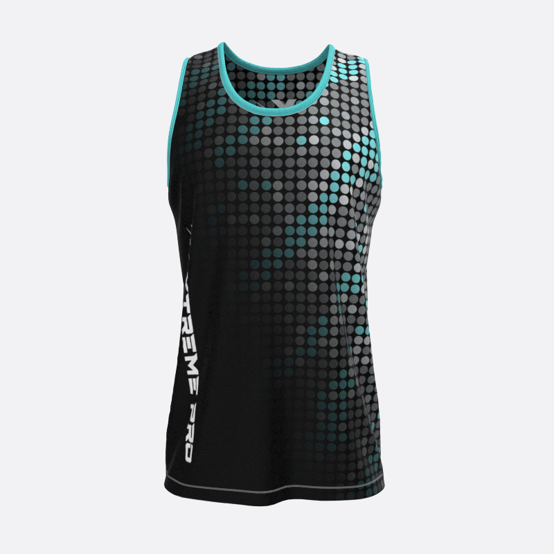 Venom Track Tank Top in Blue Xtreme Pro Apparel