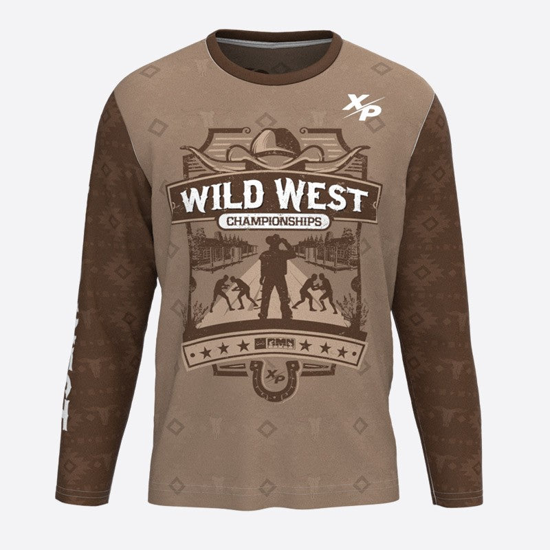 Exclusive RMN Wild West Fully Sublimated Long Sleeve Dry Fit Xtreme Pro Apparel