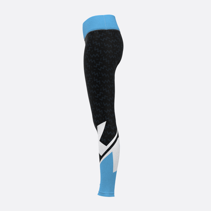 90's Womens Compression Pants in Blue Xtreme Pro Apparel