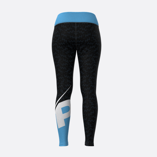 90's Womens Compression Pants in Blue Xtreme Pro Apparel