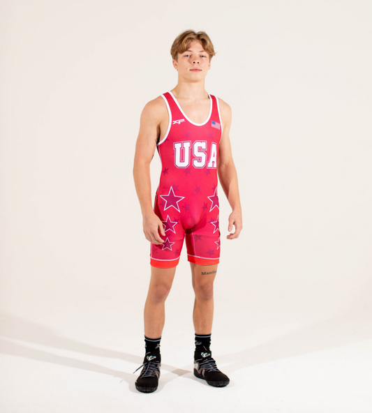 Exxact Sports Patriot Wrestling Singlet for MMA, Powerlifting Singlet Youth  Wrestling Singlet Men for Training (Adult/Youth), Black, Adult Medium :  : Sports & Outdoors