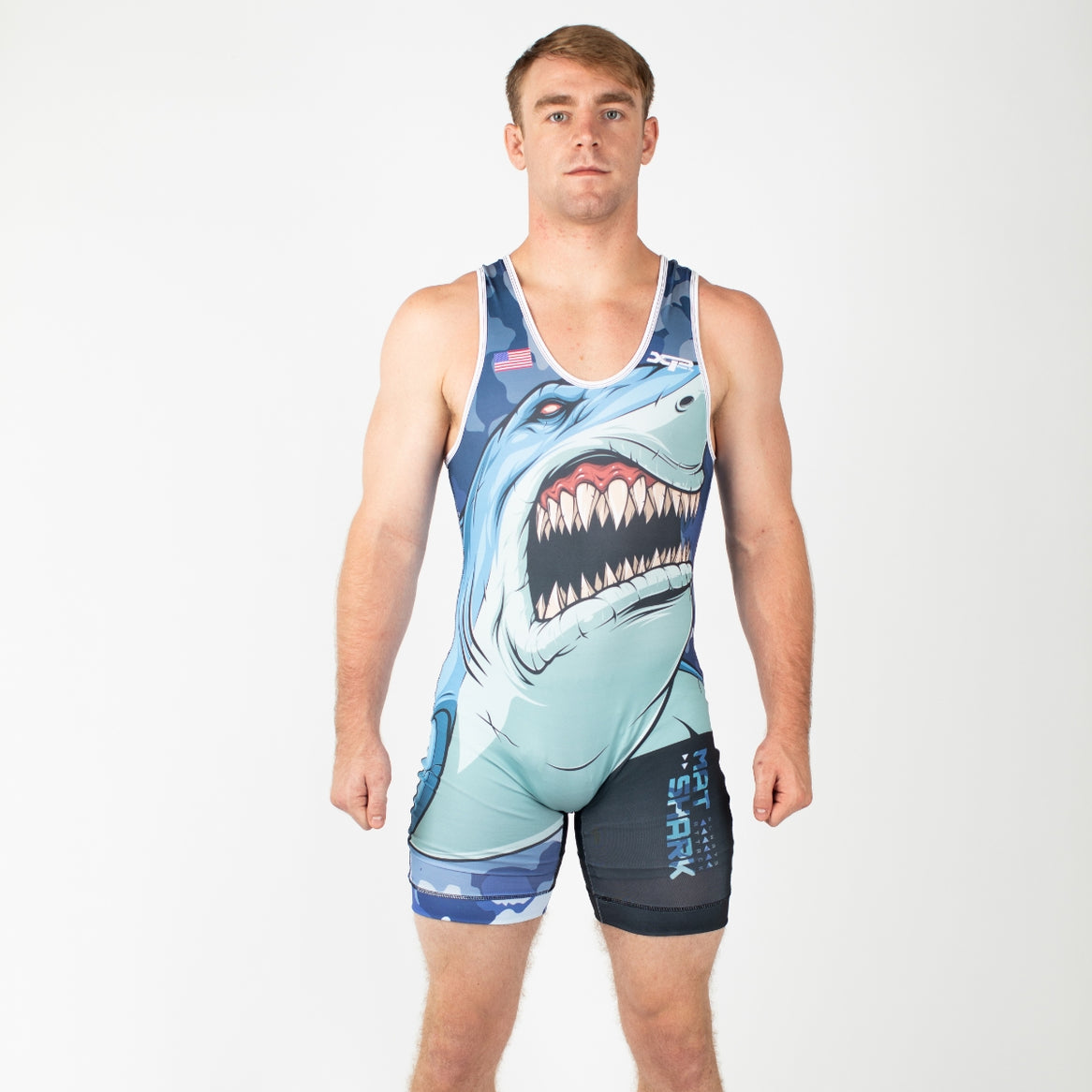 Mat Shark Wrestling Singlet